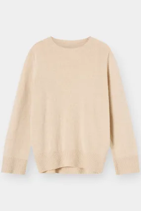 THE CLASSIC CREW SWEATER -WHEAT