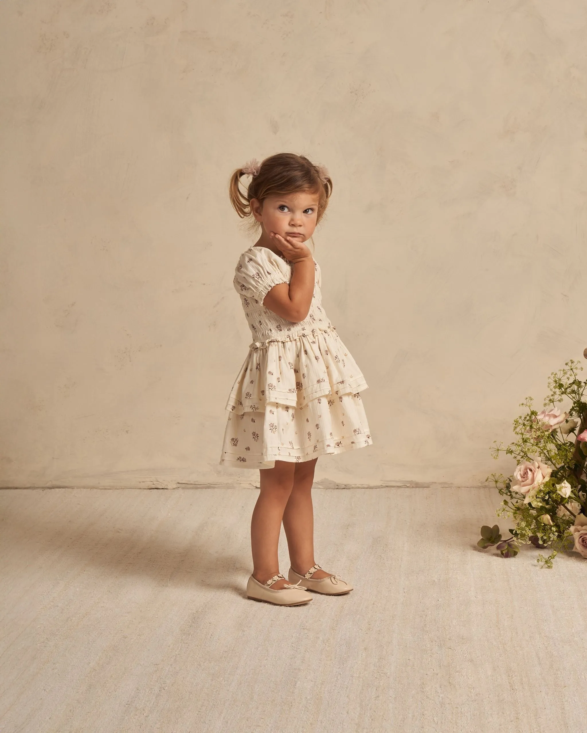 The Cosette Dress by Noralee - Rose Ditsy - KIDS