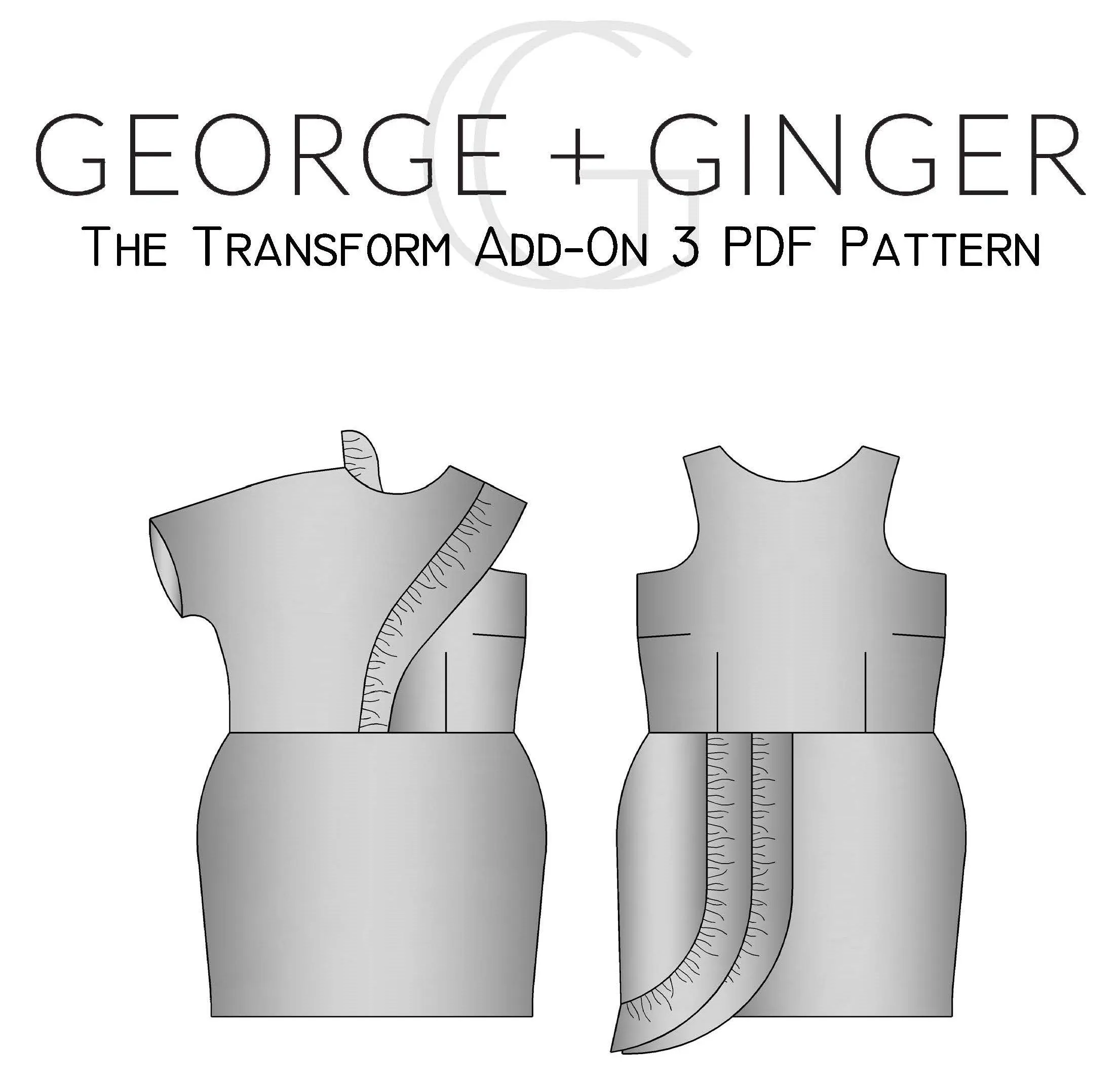 The Transform Add-On 3 PDF Sewing Pattern