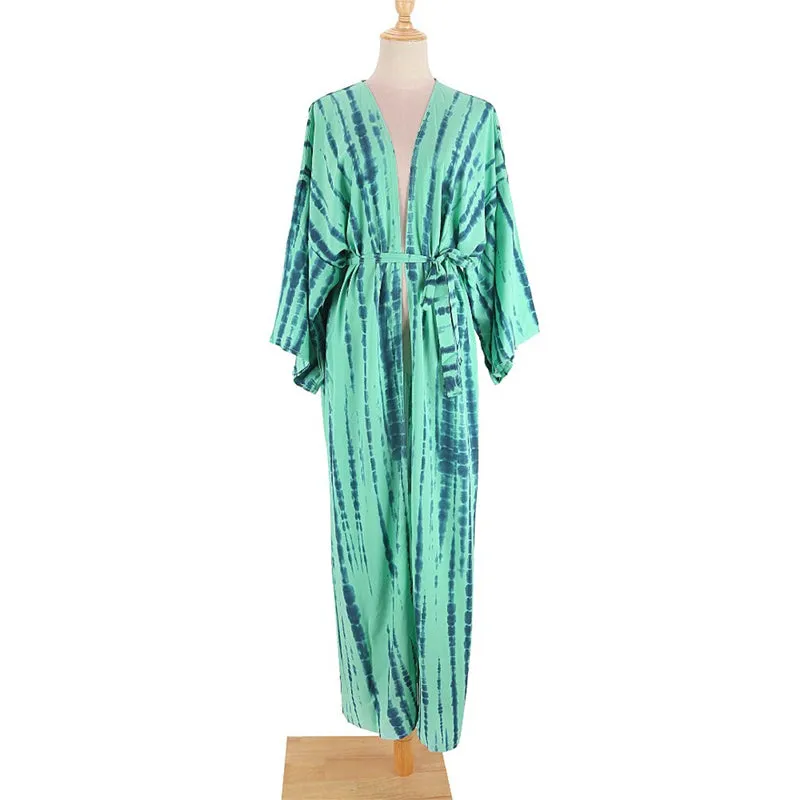 Tie Dye Style Summer Bohemian Vibe Swimwear Cover Ups