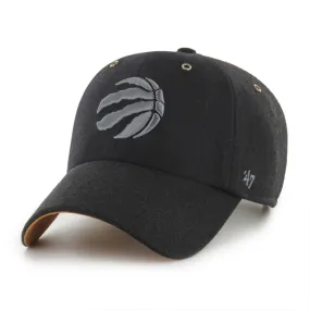 Toronto Raptors NBA 47 Brand Men's Tonal Black Peacoat Clean Up Adjustable Hat