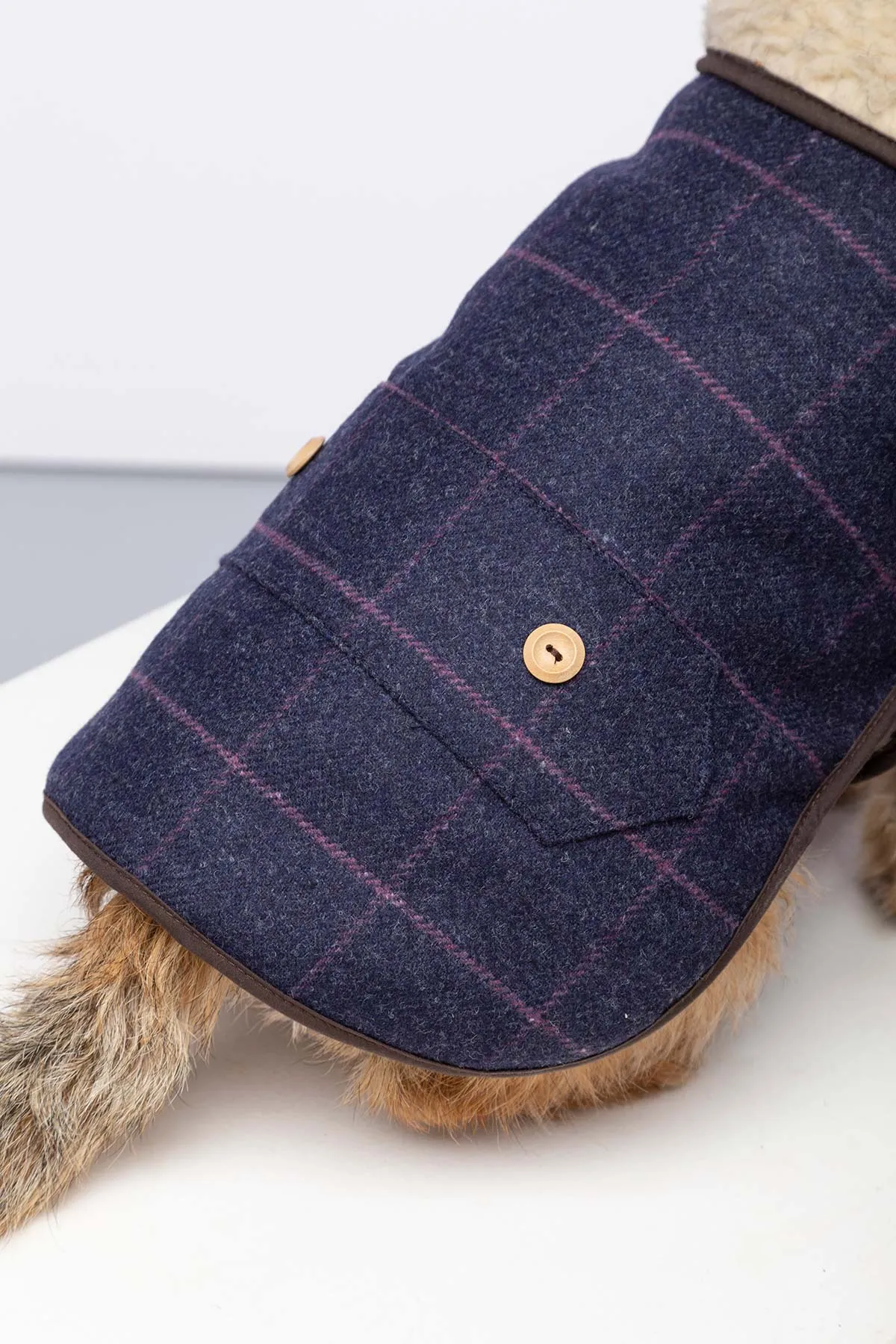 Tweed Dog Coat