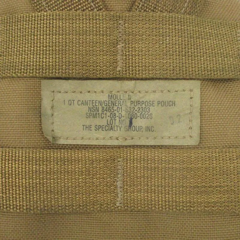 USMC Coyote MOLLE Canteen Pouch