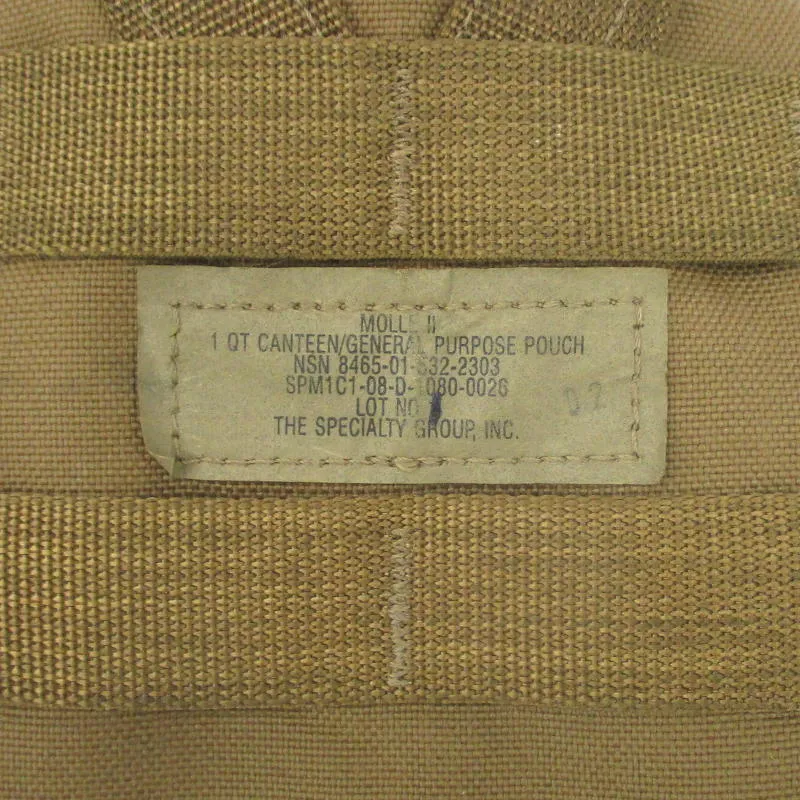 USMC Coyote MOLLE Canteen Pouch