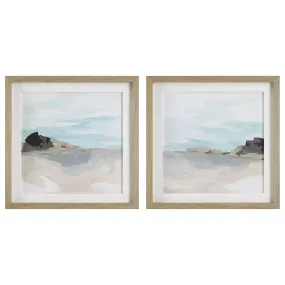 Uttermost Glacial Coast Framed Prints, Set/2