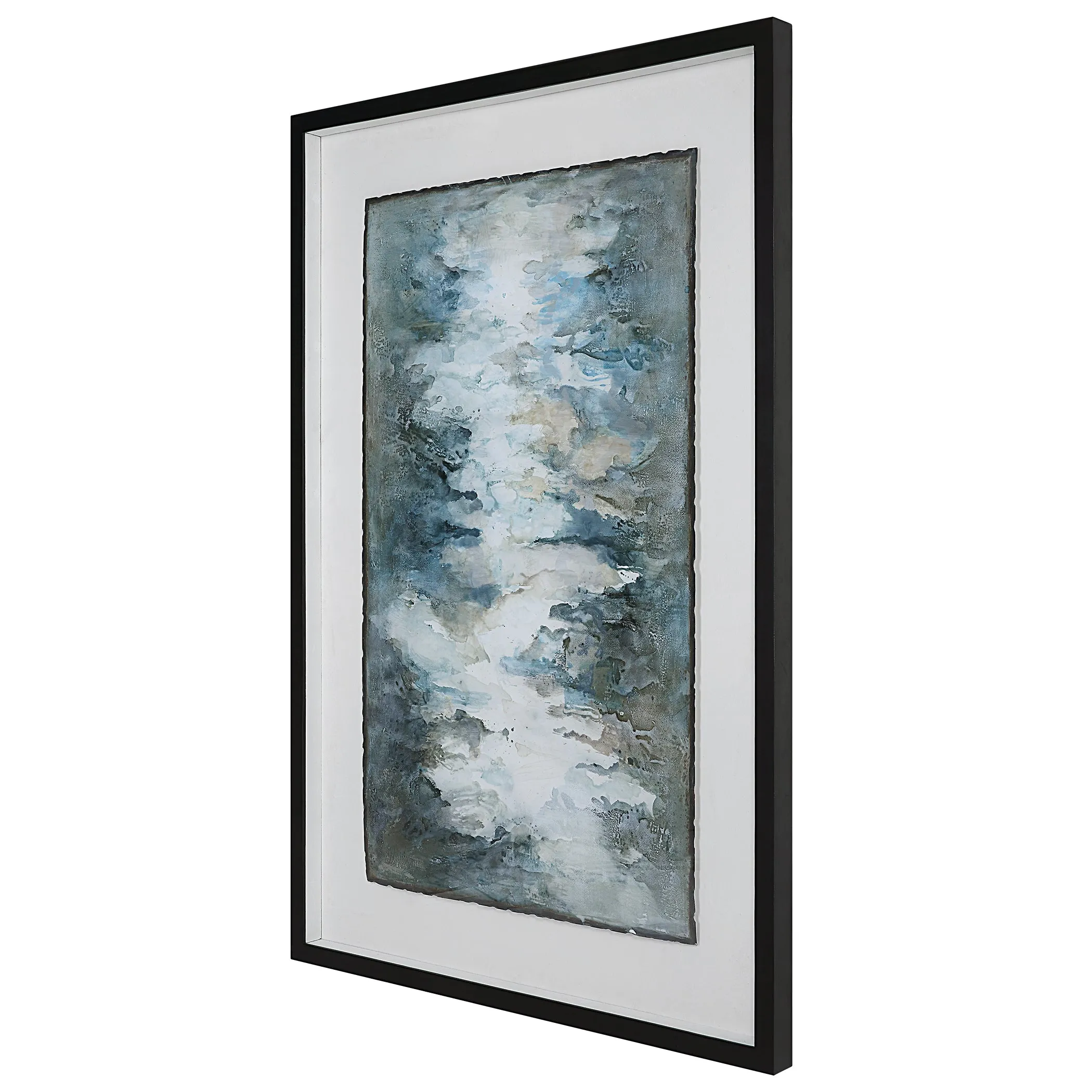 Uttermost Lakeside Grande Framed Abstract Print