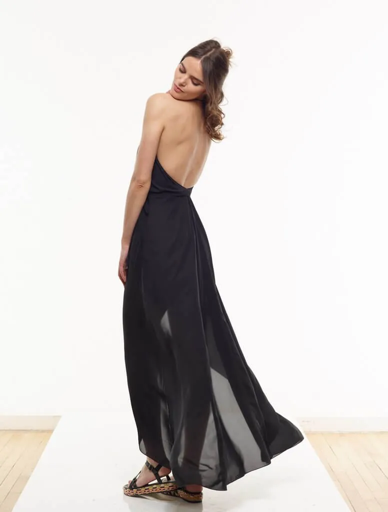 Vanessa Maxi Dress Black by Vaute Couture