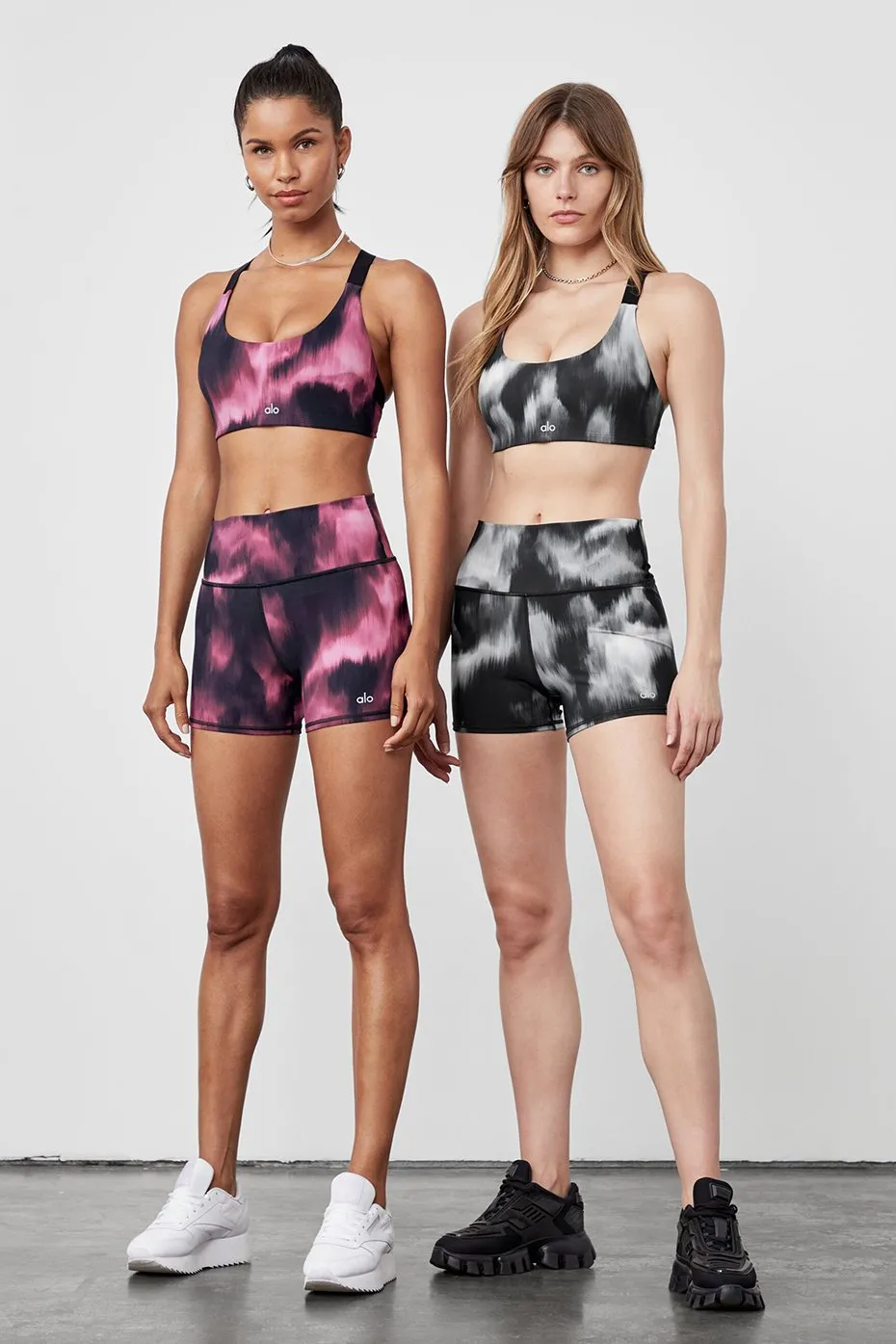 Vapor Aurora Take Charge Bra & Vapor High-Waist Aurora Short Set - Black