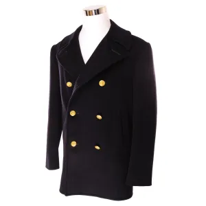 VINTAGE US NAVY OFFICER PEACOAT 1968 VIETNAM WAR SIZE 40