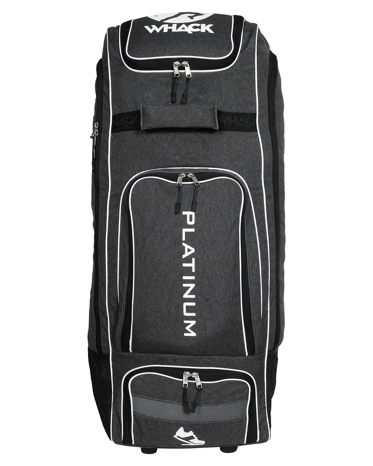 WHACK Platinum Cricket Kit Bag - Wheelie Duffle - Large - Grey