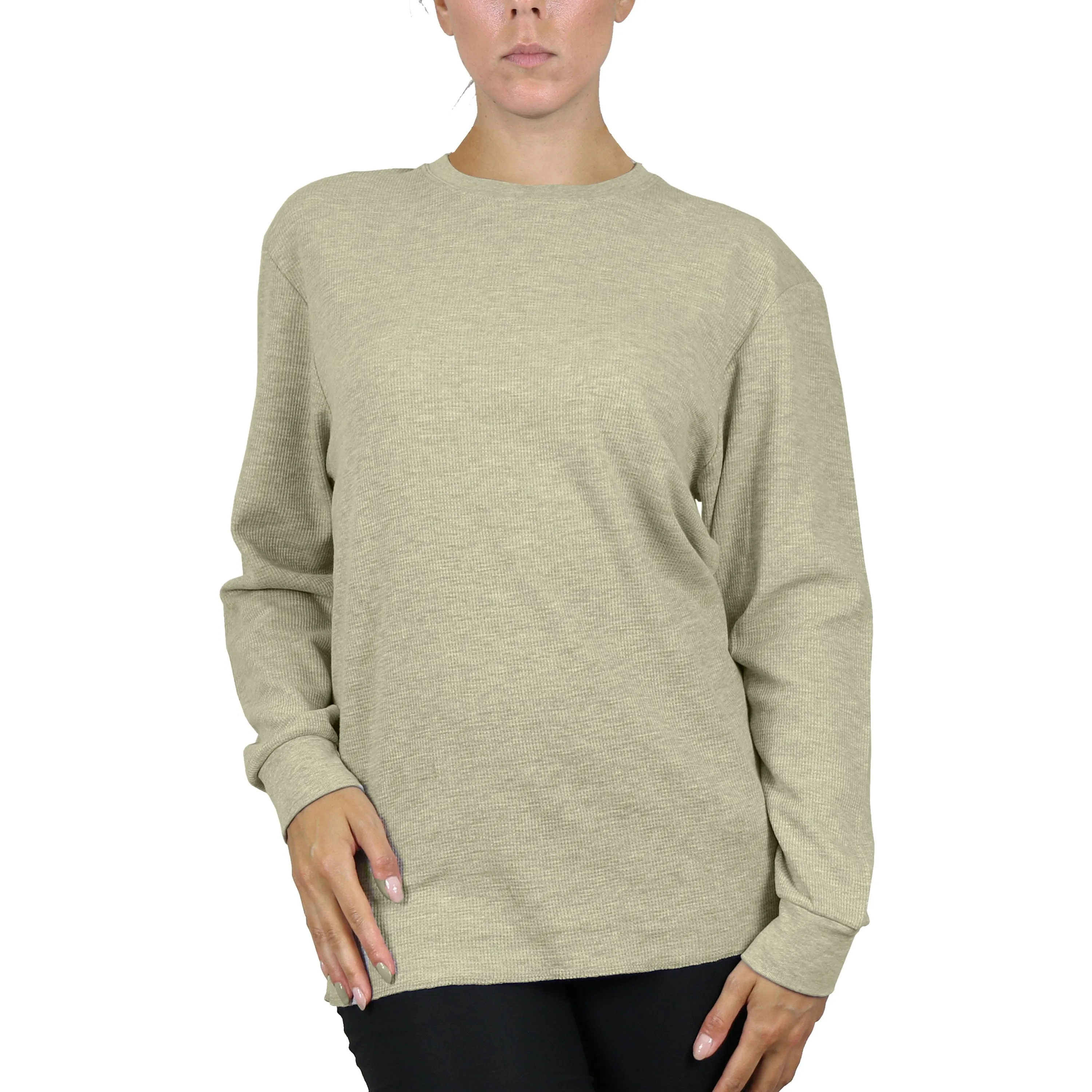 Women's Long Sleeve Oversize Loose Fit Thermal Shirts (Sizes, S-5XL)