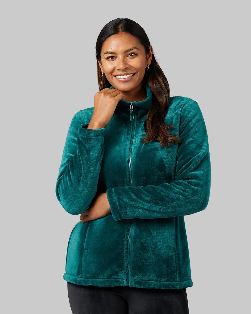 WOMEN'S LUXE FUR FULL-ZIP