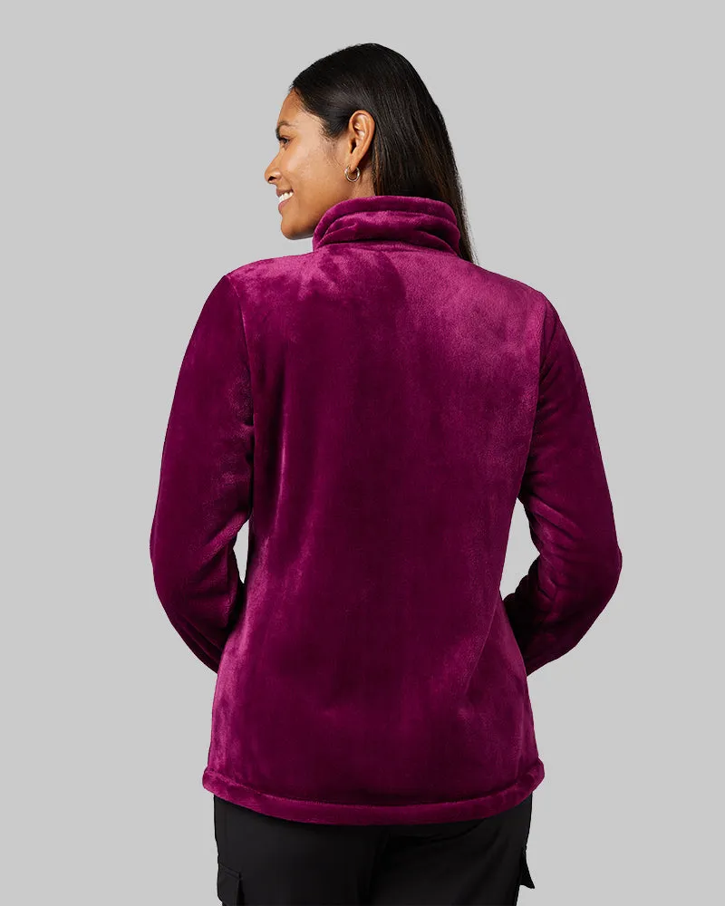 WOMEN'S LUXE FUR FULL-ZIP