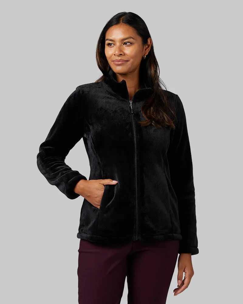 WOMEN'S LUXE FUR FULL-ZIP