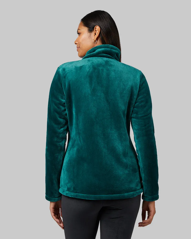 WOMEN'S LUXE FUR FULL-ZIP