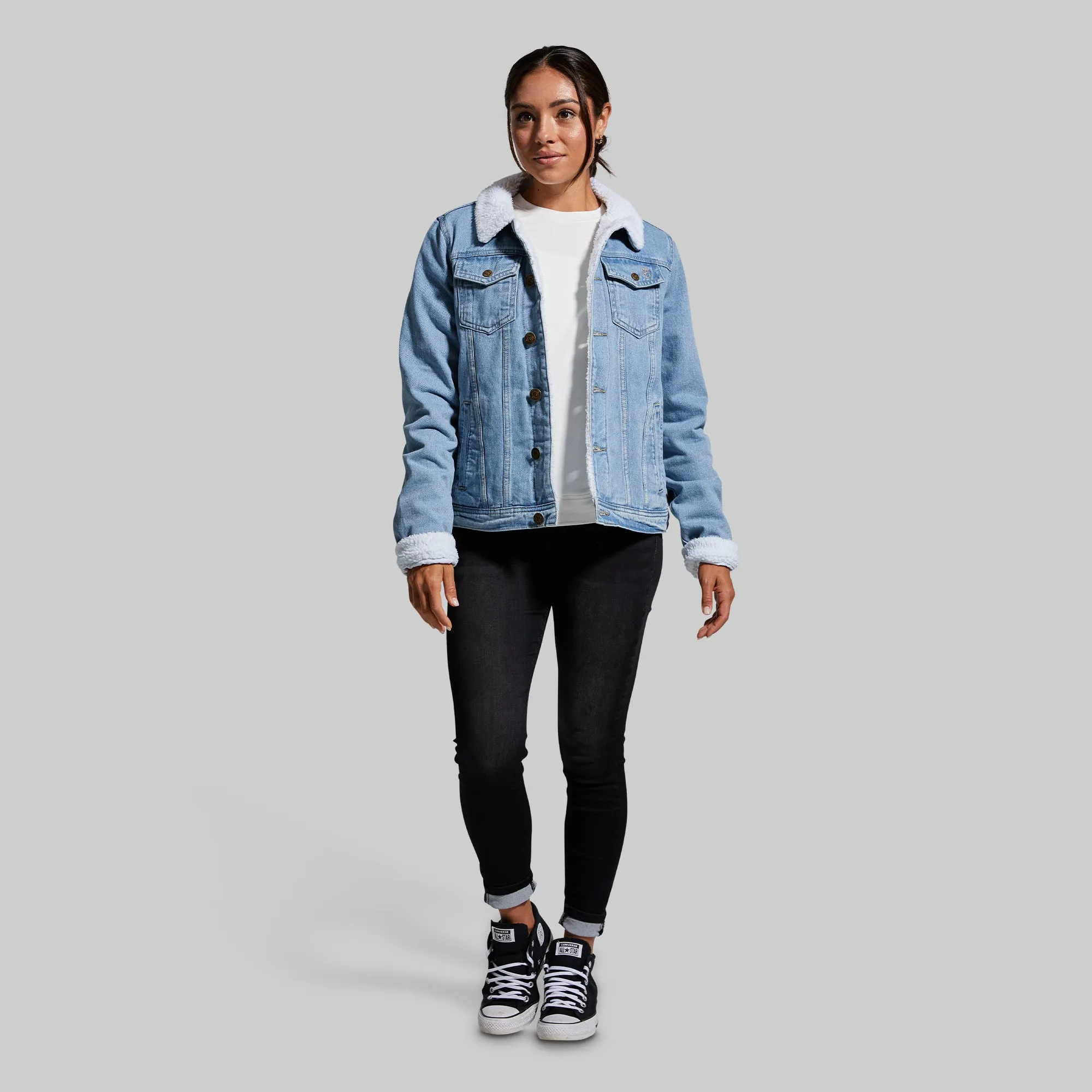 Women's Pioneer Jacket (Light Wash)