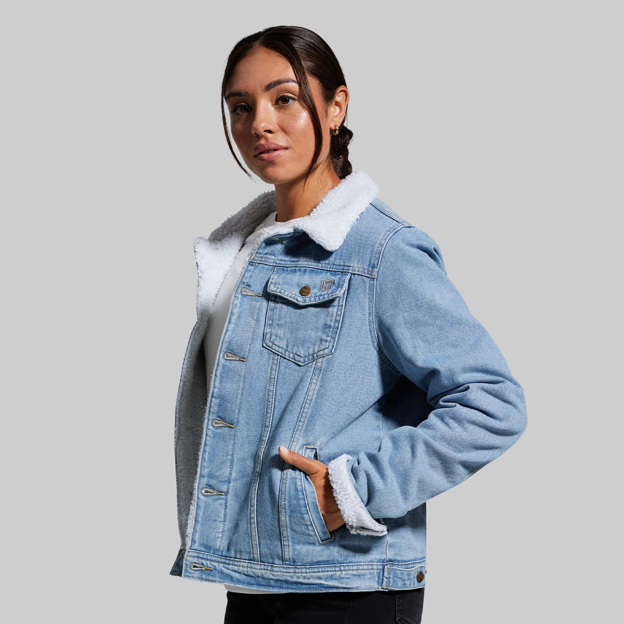 Women's Pioneer Jacket (Light Wash)