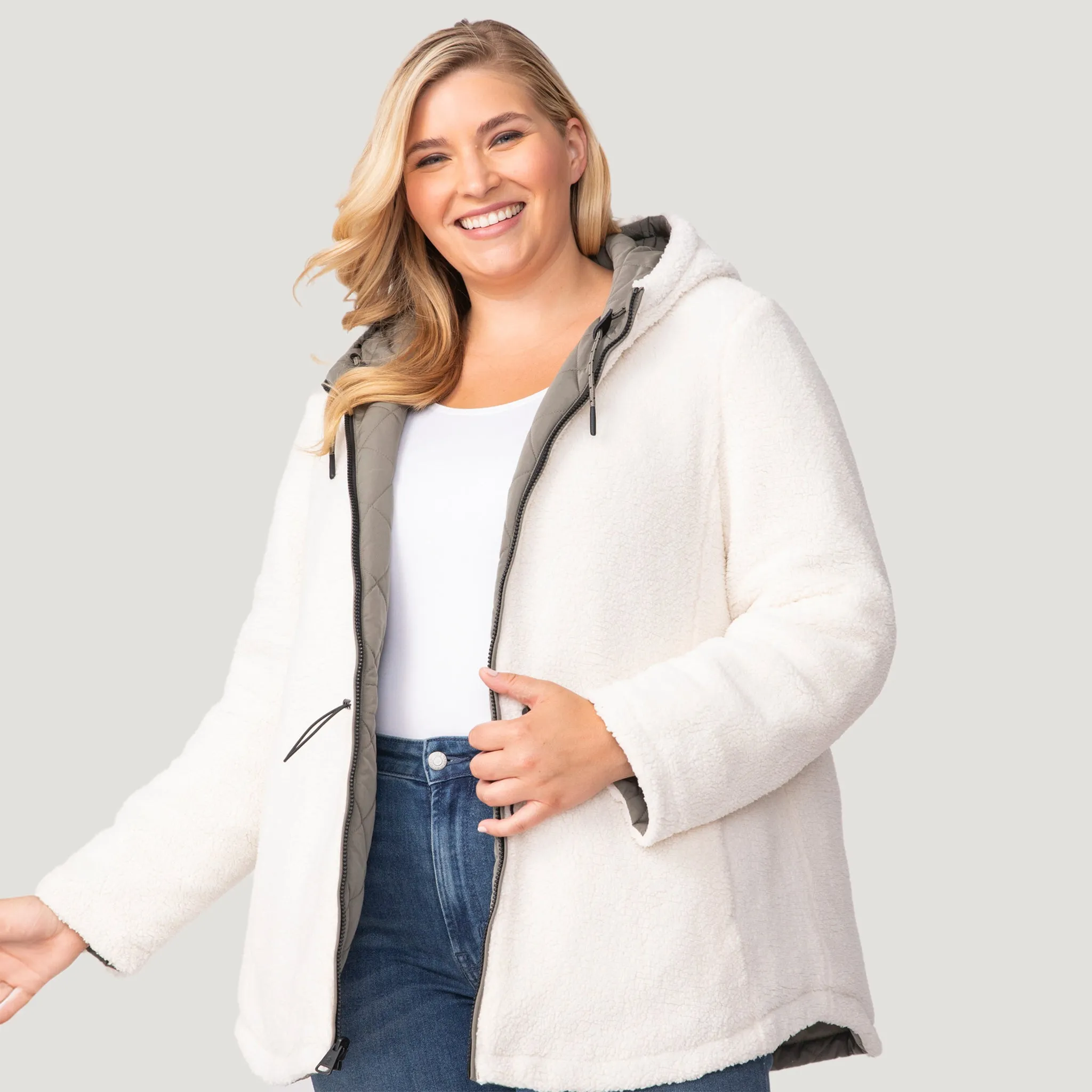 Women's Plus Size Switch It Up Cloud Lite Reversible Jacket