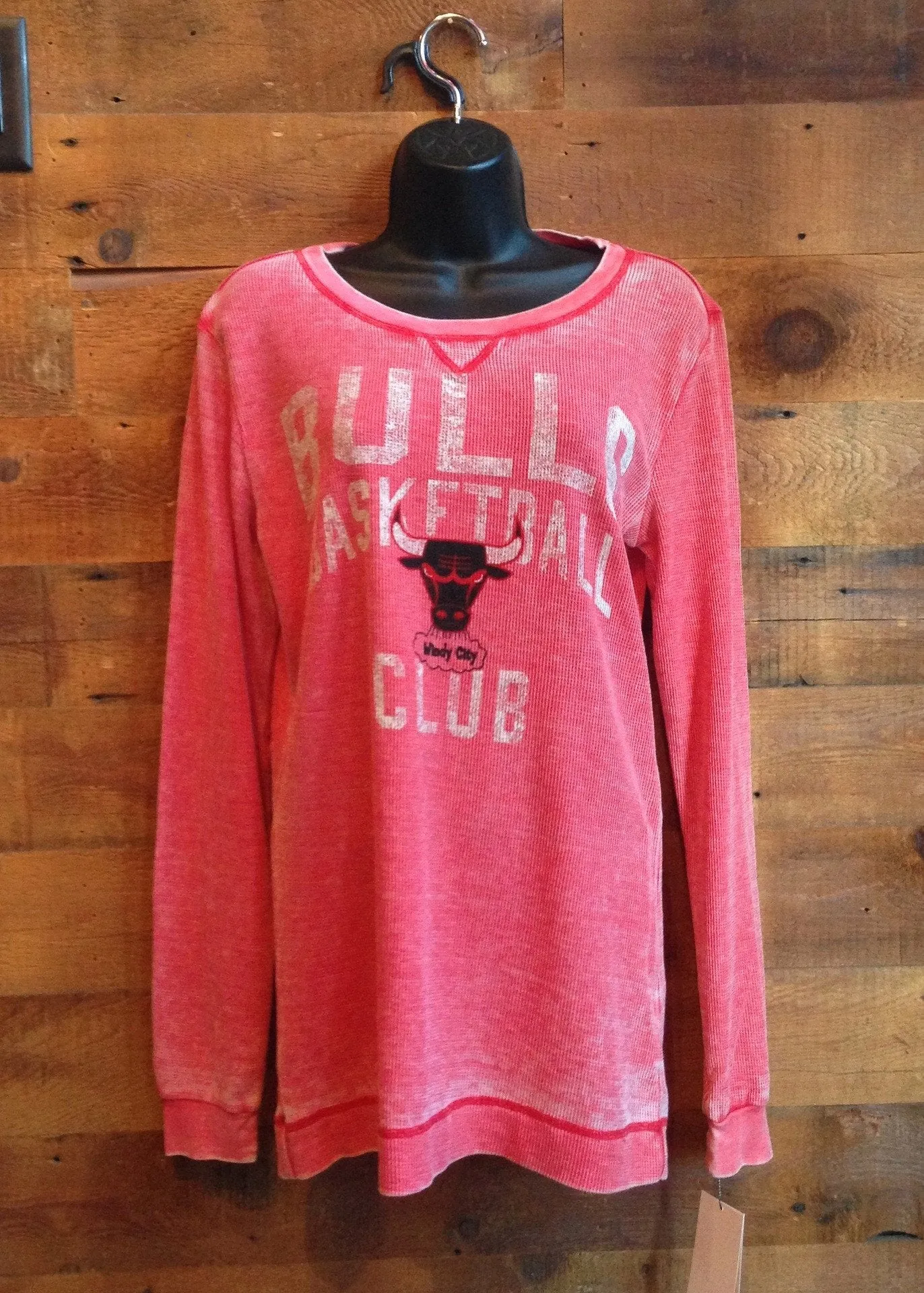 Women's thermal Long sleeve T-shirt Chicago Bulls Red