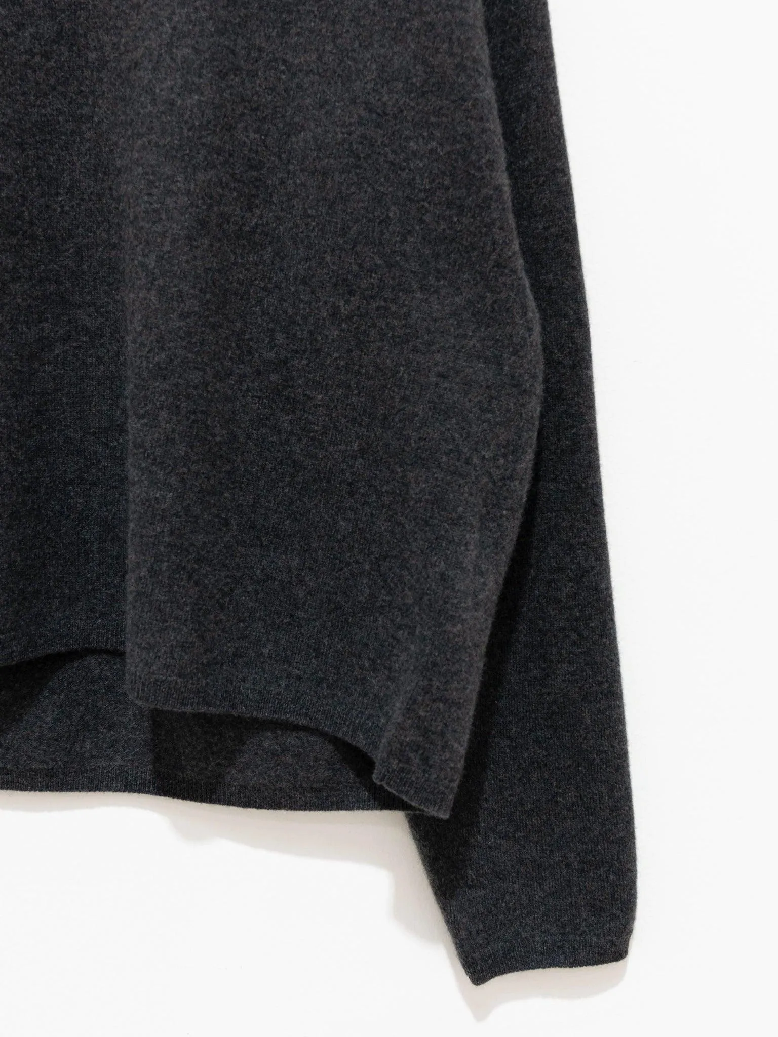 Wool Cashmere Knit - Charcoal