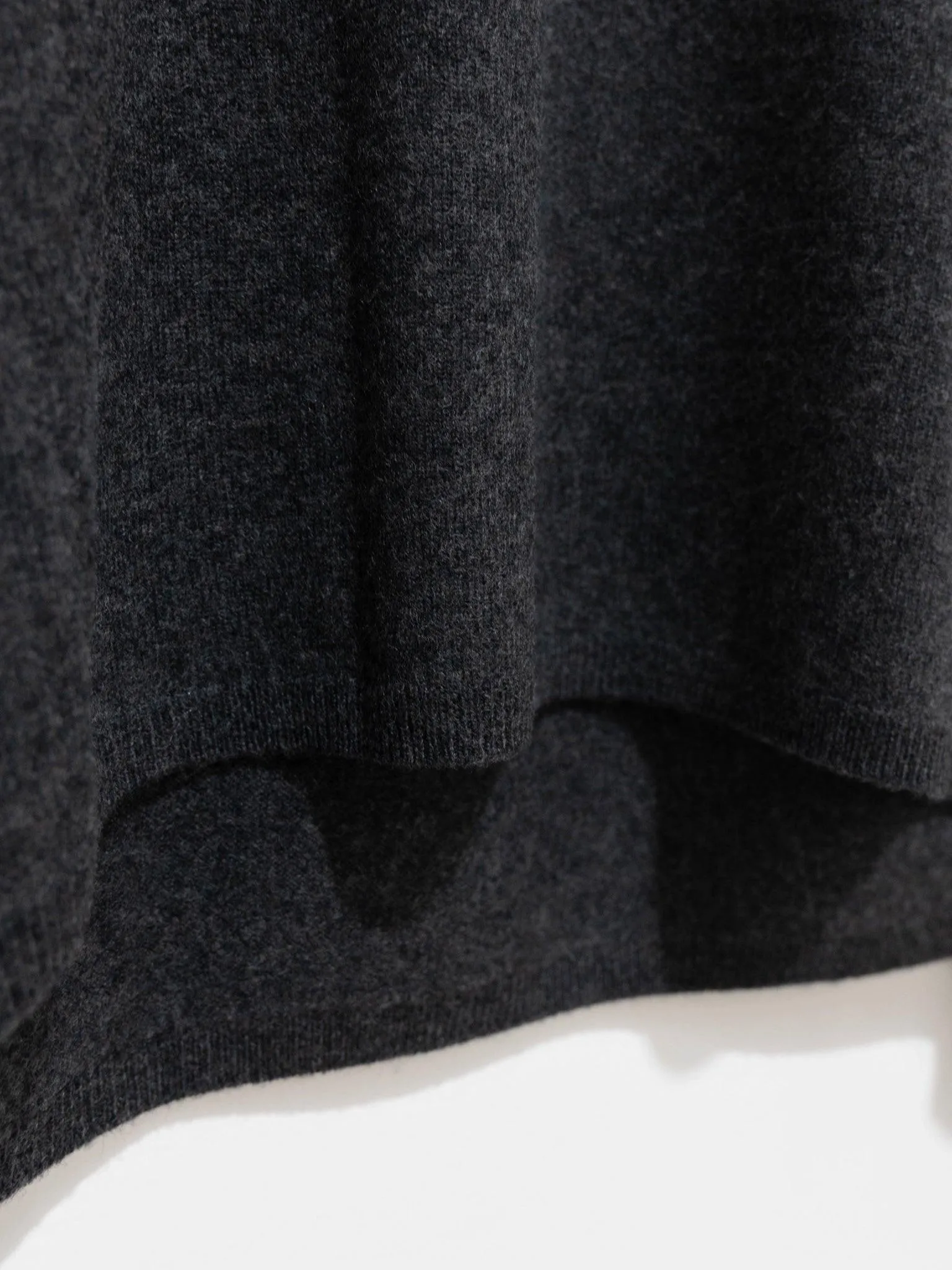 Wool Cashmere Knit - Charcoal