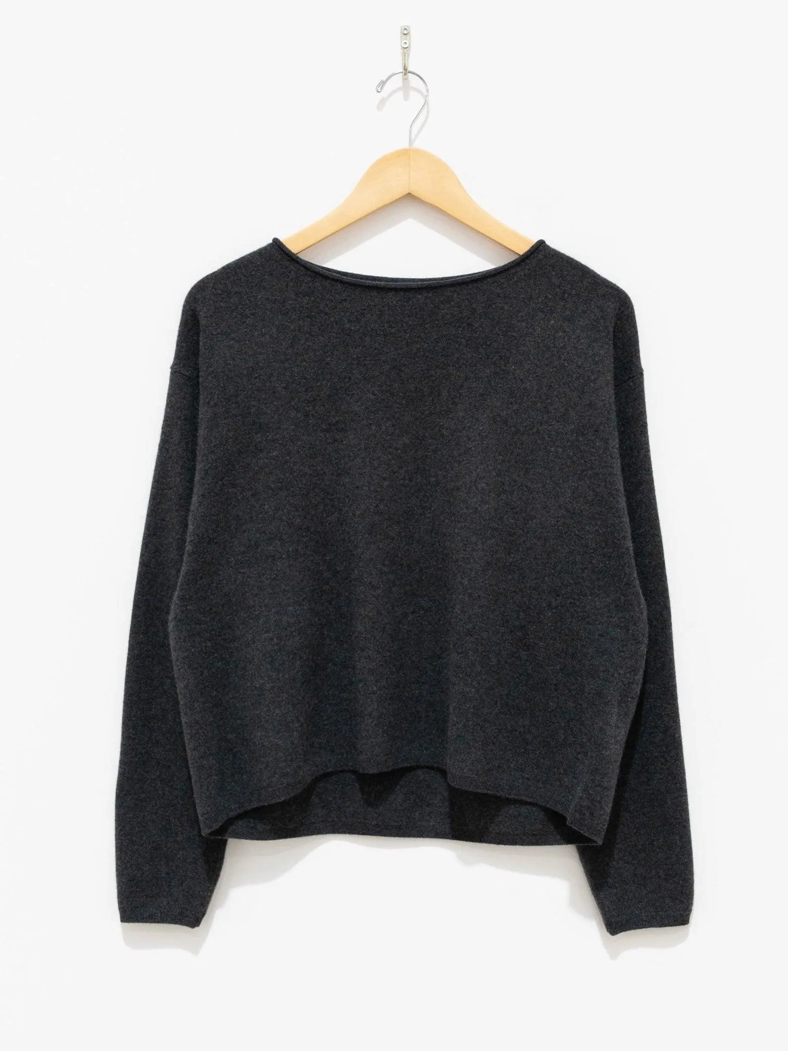 Wool Cashmere Knit - Charcoal