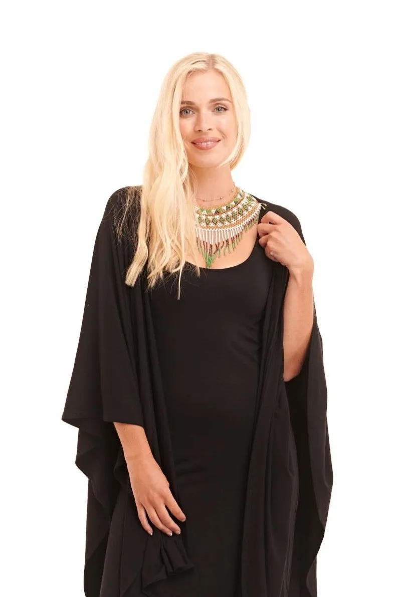 WRAP TOP BLACK