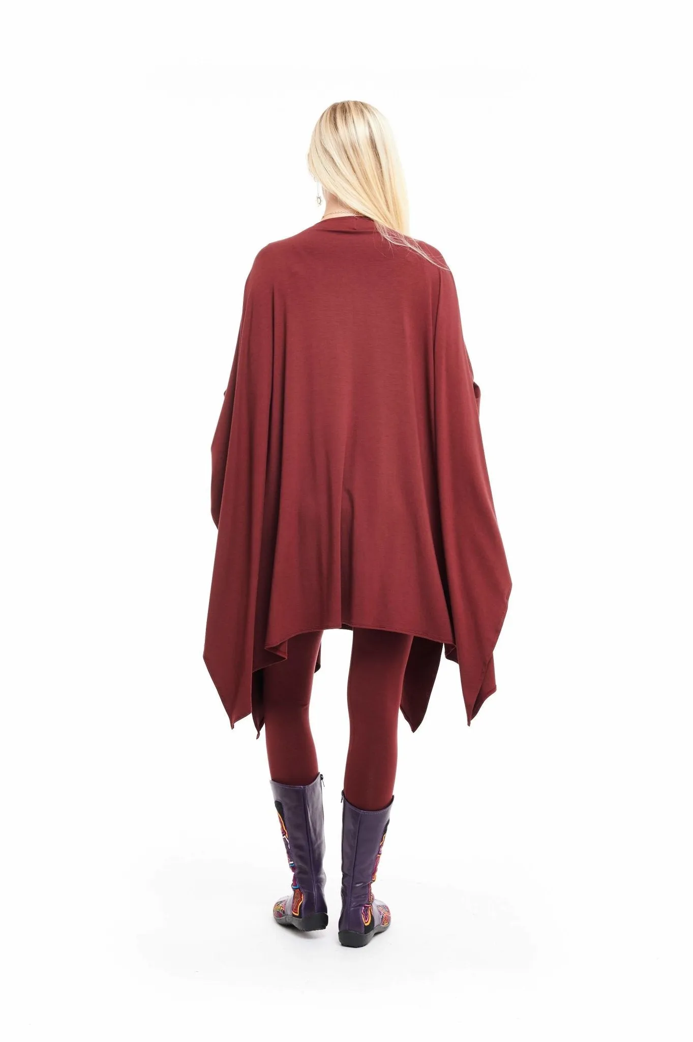 WRAP TOP BURGUNDY