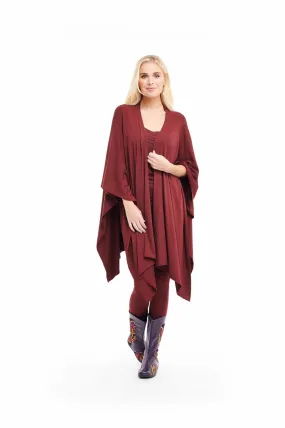 WRAP TOP BURGUNDY