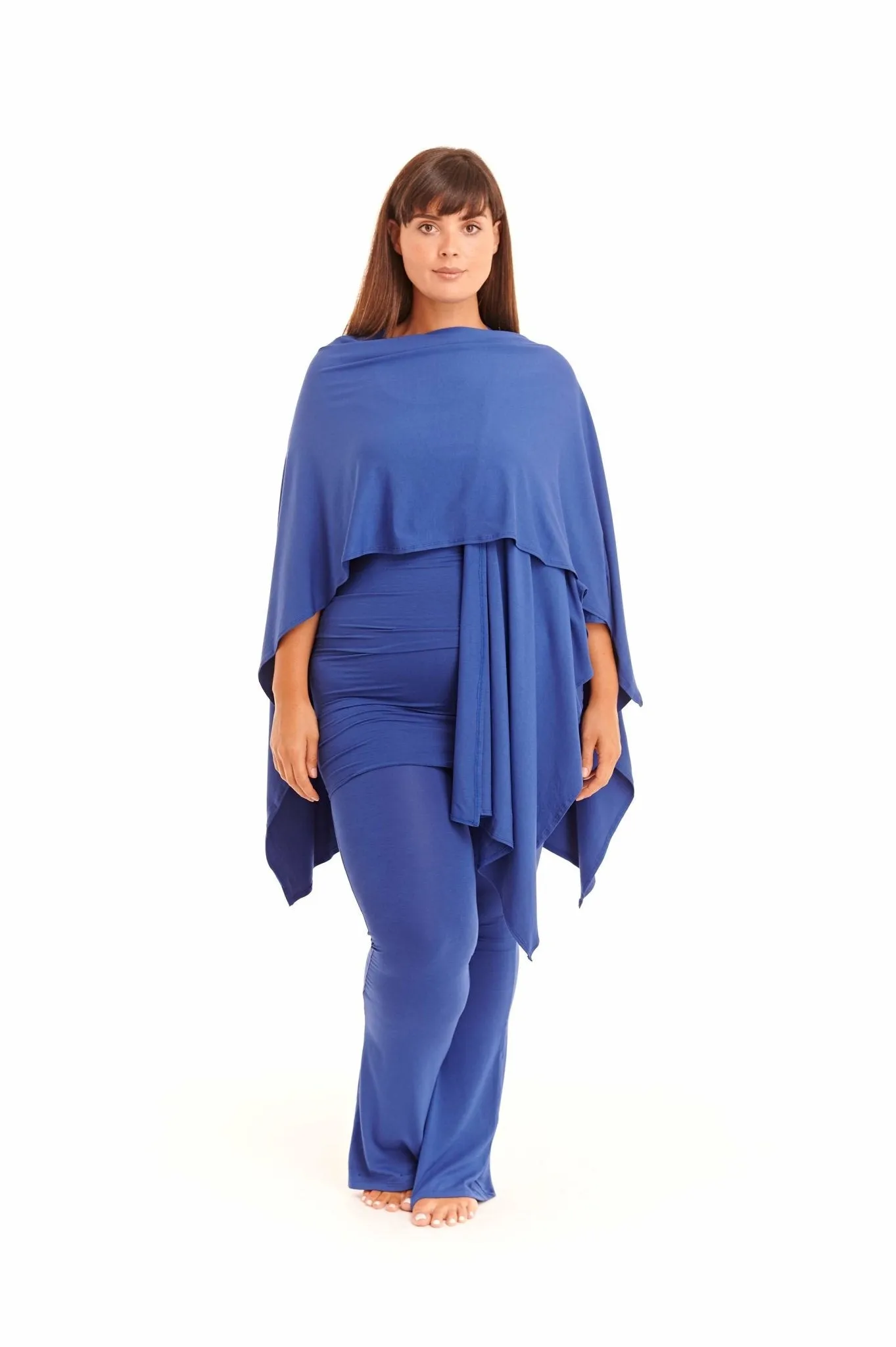 WRAP TOP COBALT BLUE