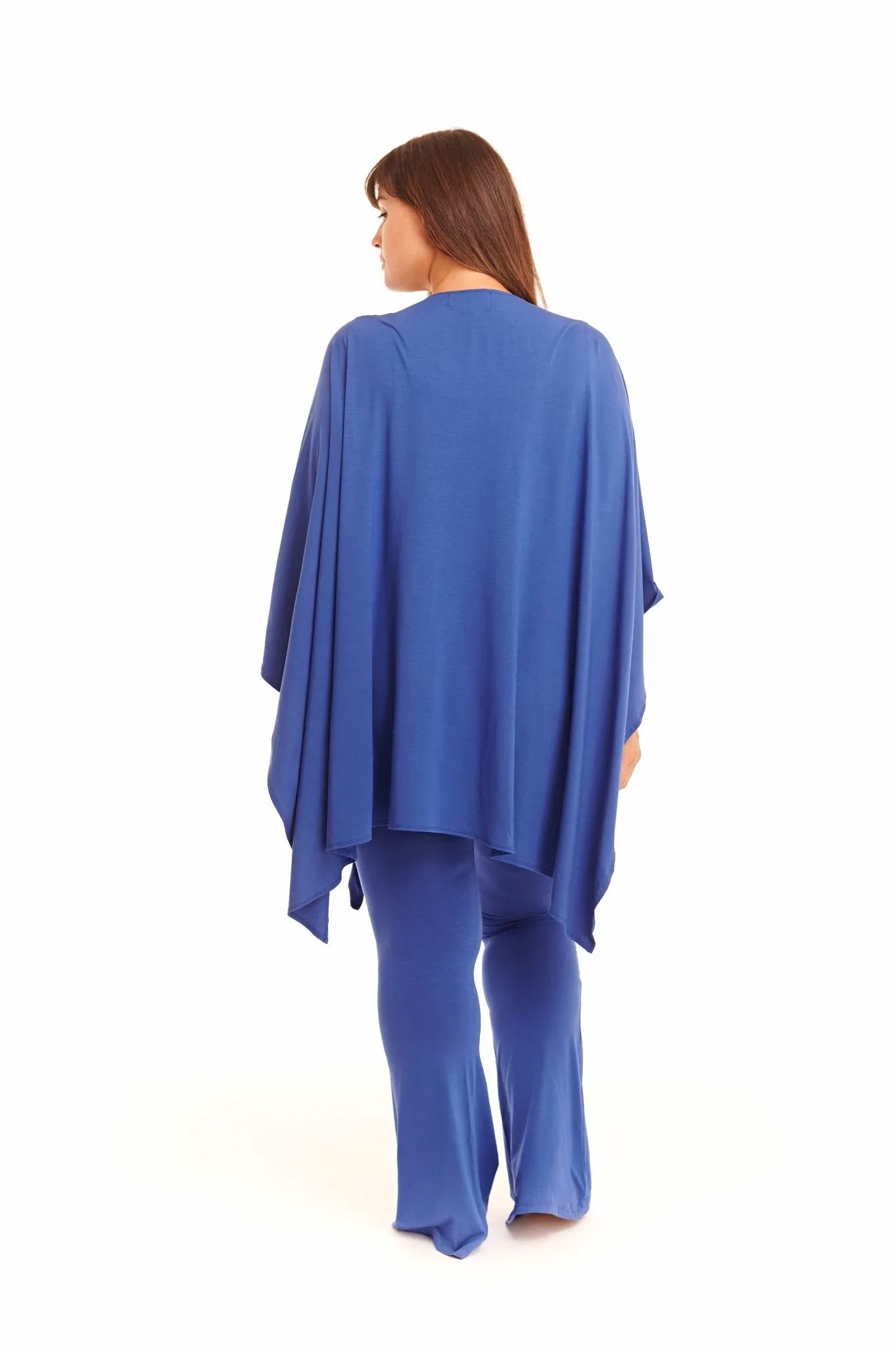 WRAP TOP COBALT BLUE