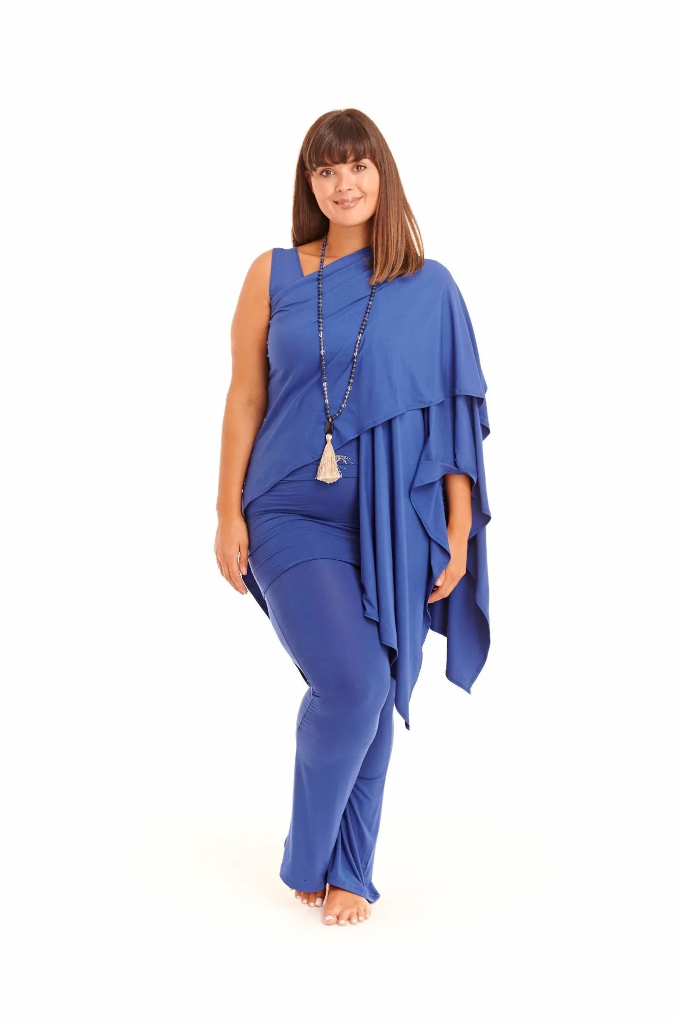 WRAP TOP COBALT BLUE