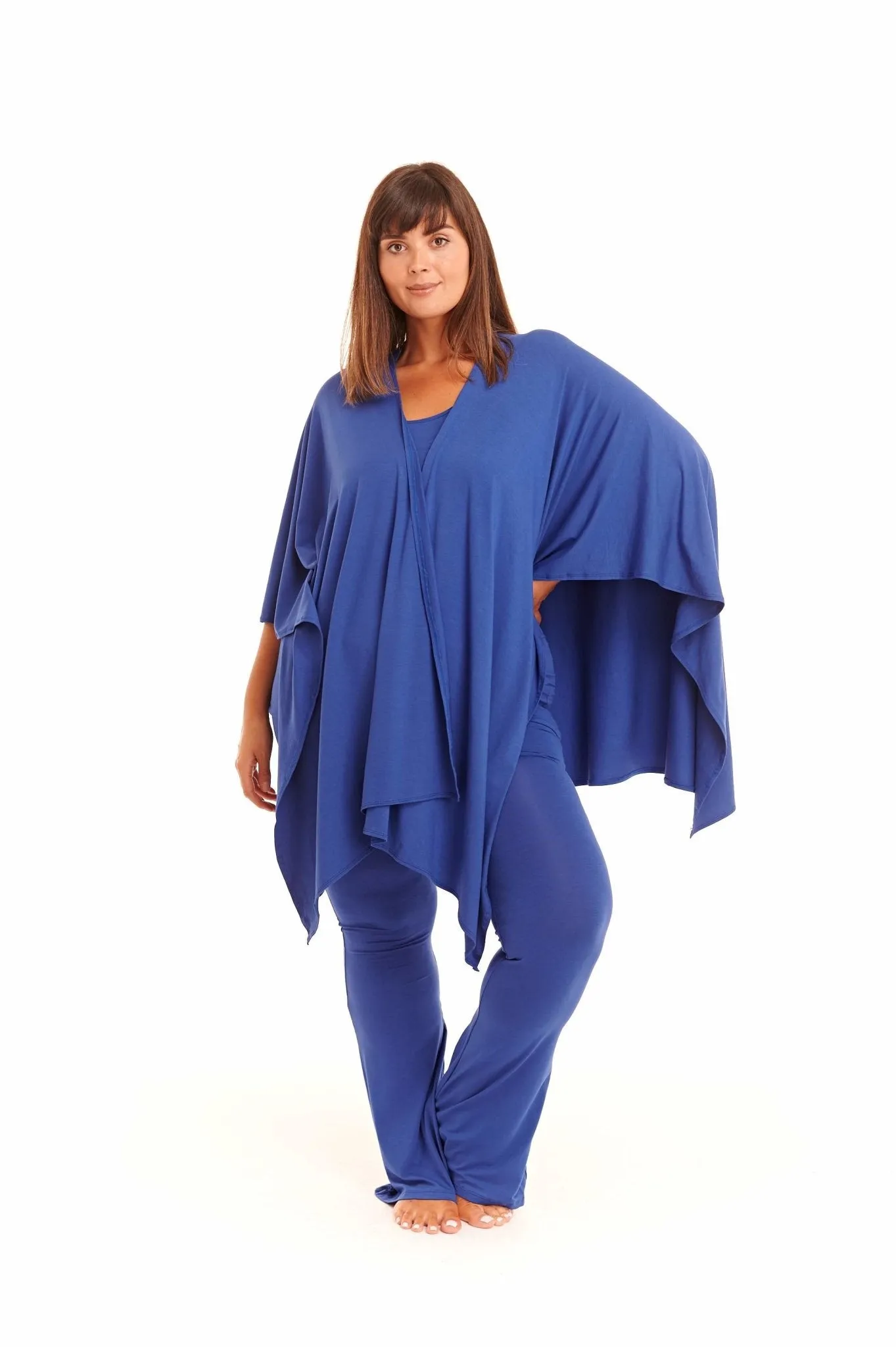 WRAP TOP COBALT BLUE