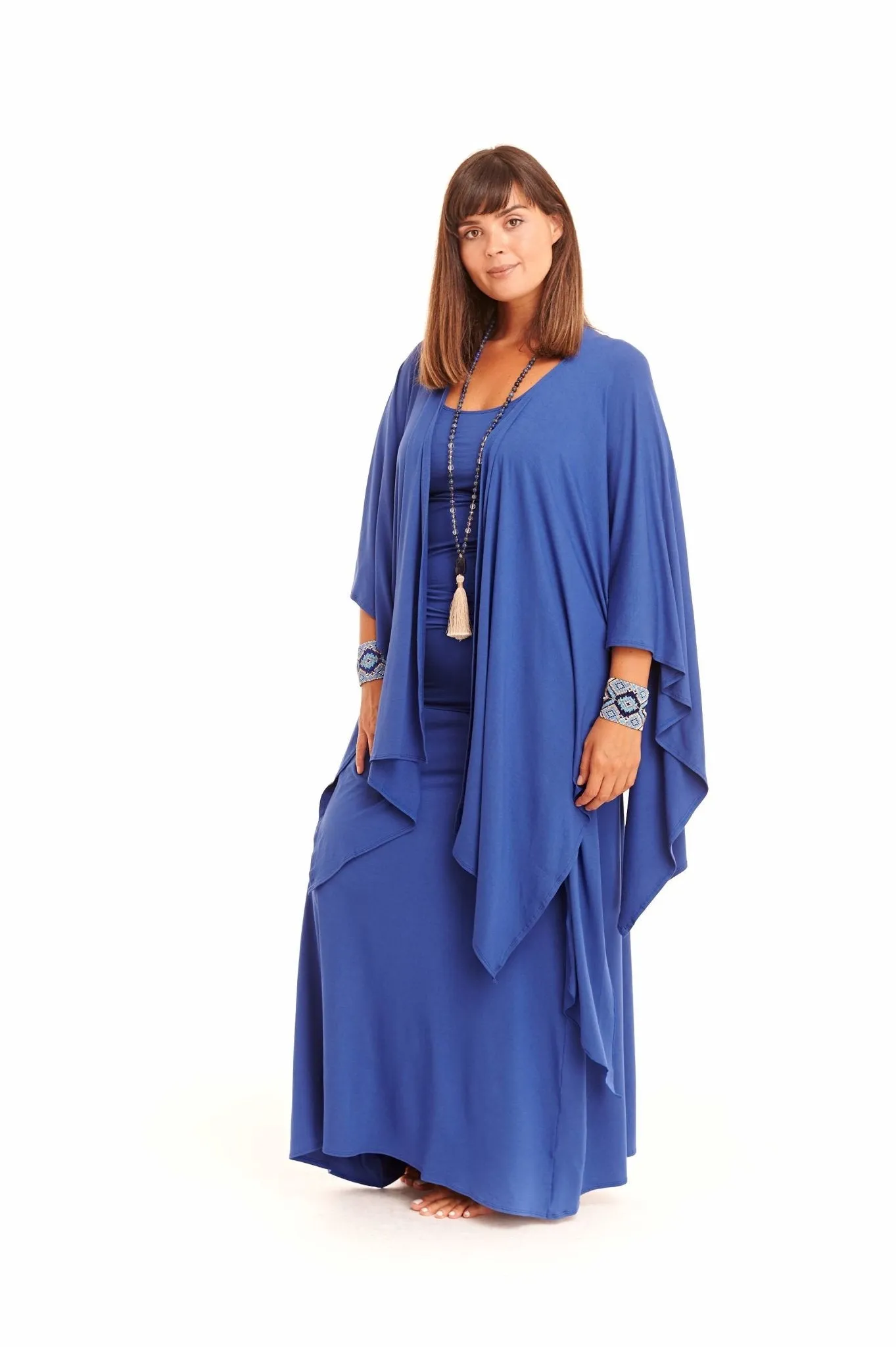 WRAP TOP COBALT BLUE