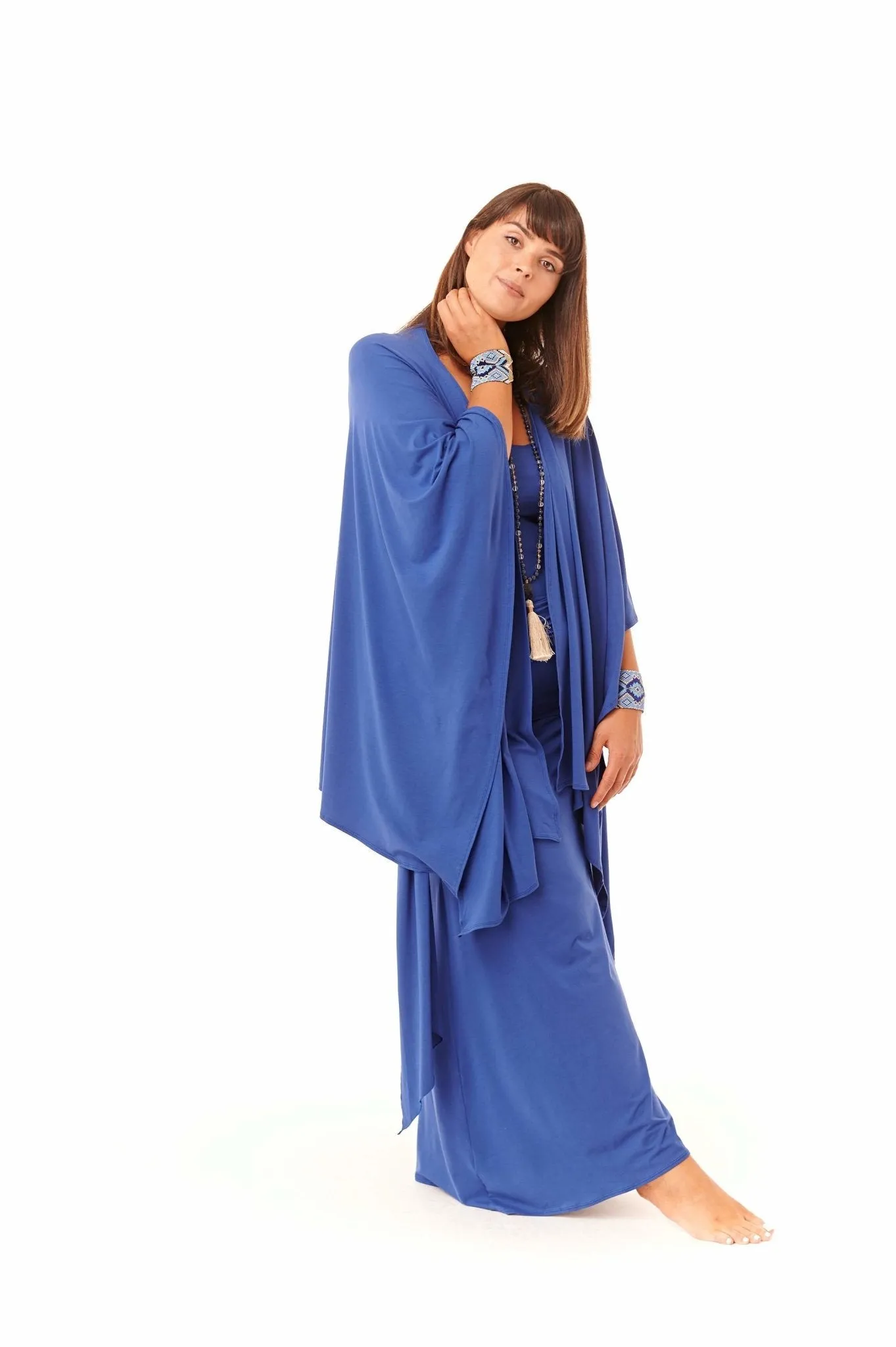 WRAP TOP COBALT BLUE