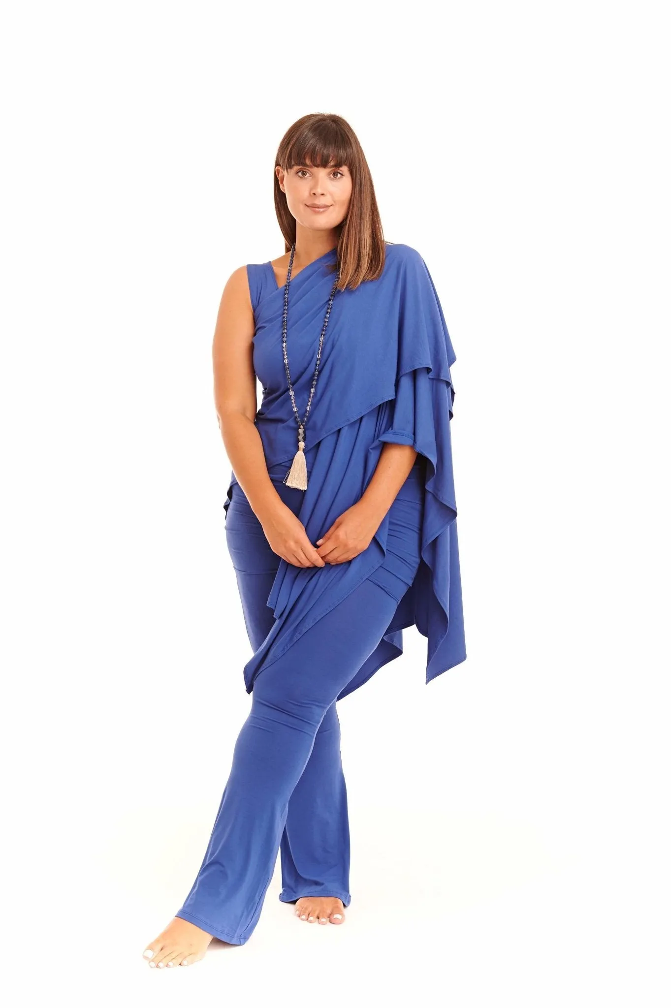 WRAP TOP COBALT BLUE