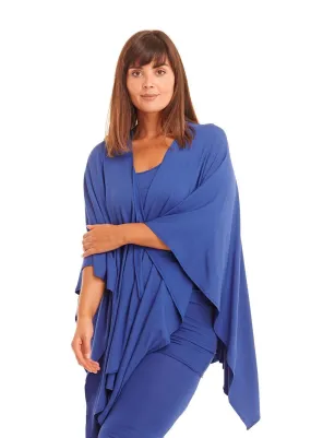 WRAP TOP COBALT BLUE