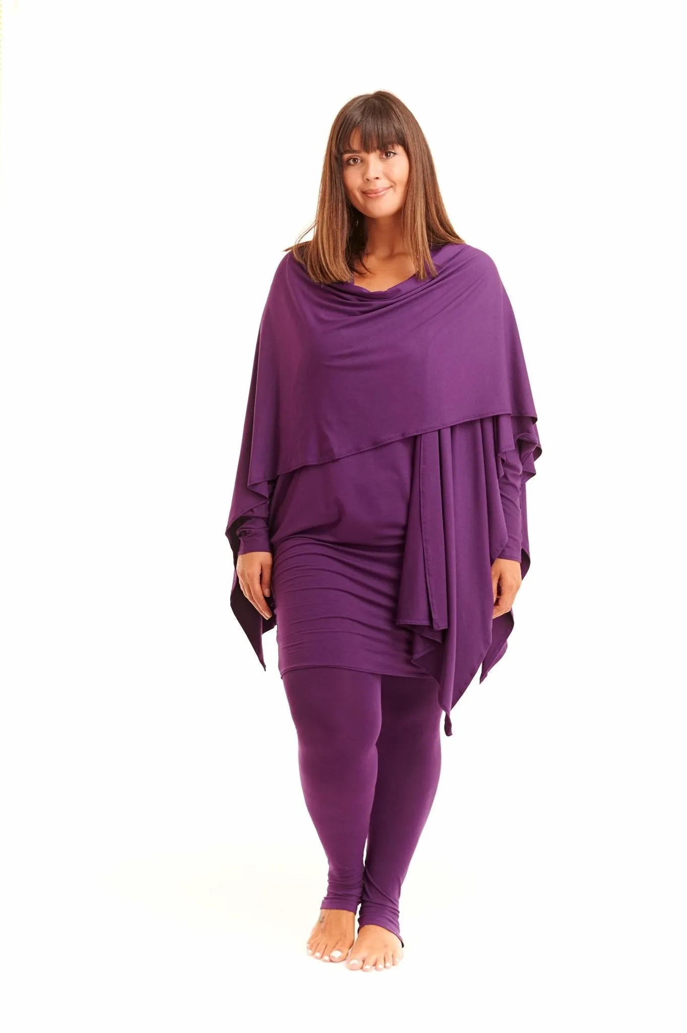 WRAP TOP PURPLE