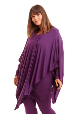 WRAP TOP PURPLE