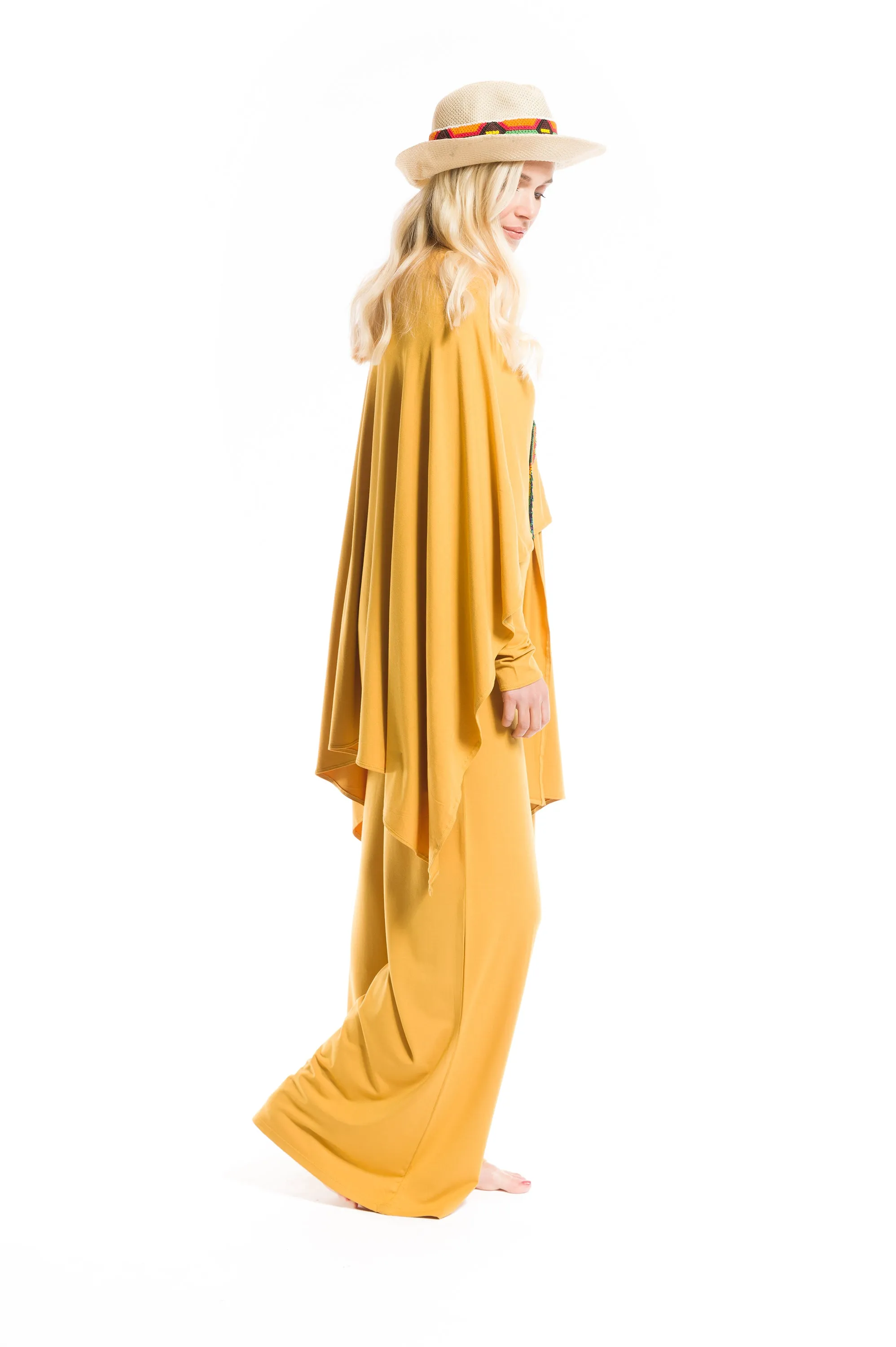 WRAP TOP TIBETAN YELLOW